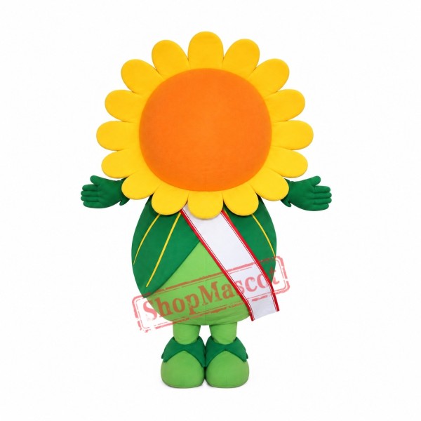 Happy Lightweight Sun Flower Mascot Costume Happy Lightweight Sun Flower Mascot Costume