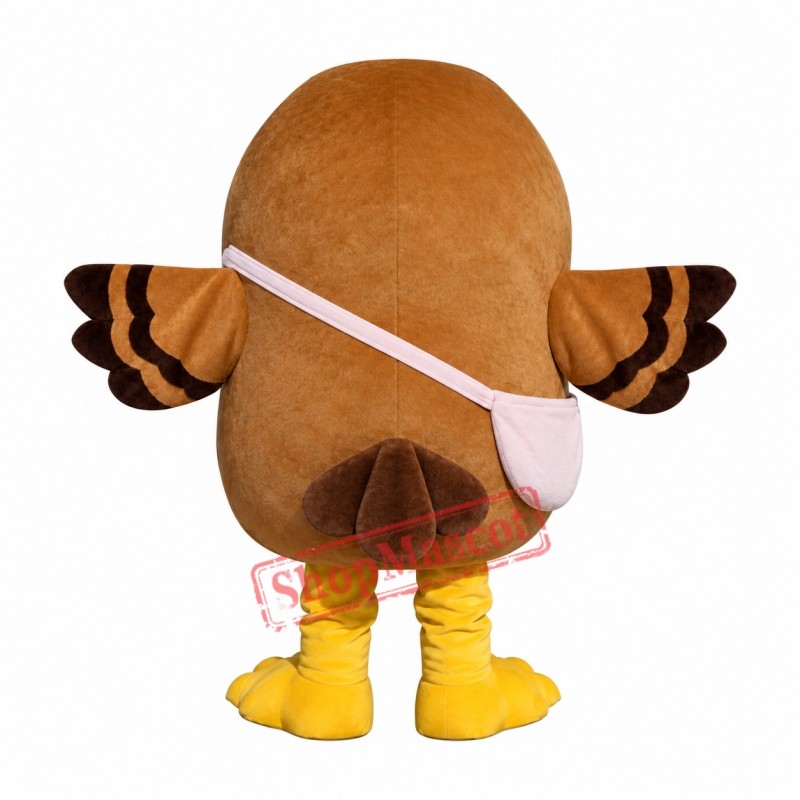 Lovely Lightweight Brown Bird Mascot Costume