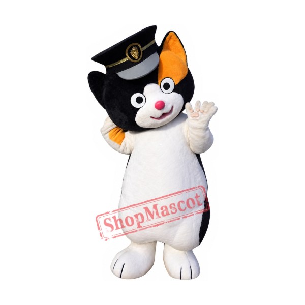 Lovely Black & Yellow Cat Mascot Costume Lovely Black & Yellow Cat Mascot Costume