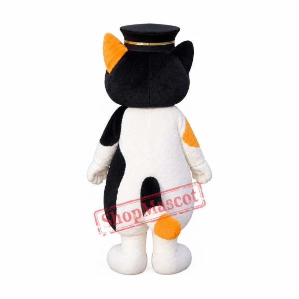 Lovely Black & Yellow Cat Mascot Costume