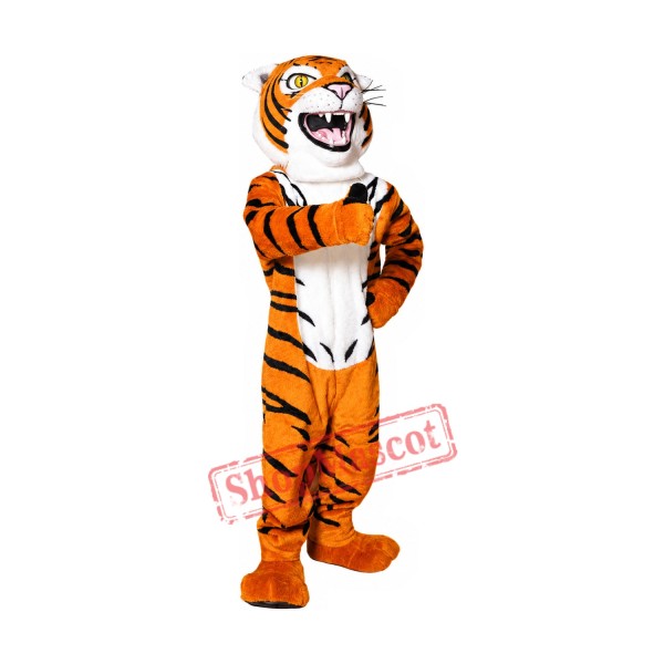 Superb Lightweight Friendly Tiger Mascot Costume Superb Lightweight Friendly Tiger Mascot Costume