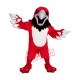 Fierce Power Red Hawk Mascot Costume Fierce Power Red Hawk Mascot Costume