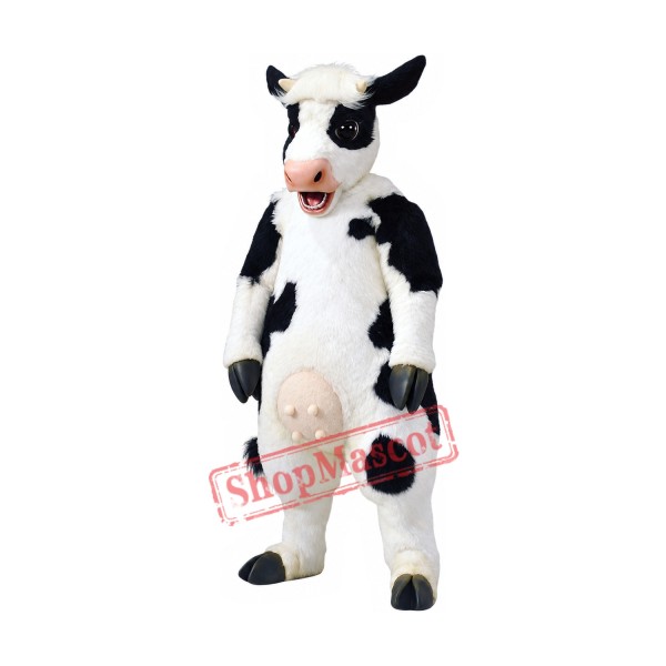 Superb Realistic Lightiweght Cow Mascot Costume