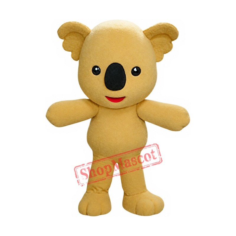 Cute Yellow Koala Mascot Costume Cute Yellow Koala Mascot Costume