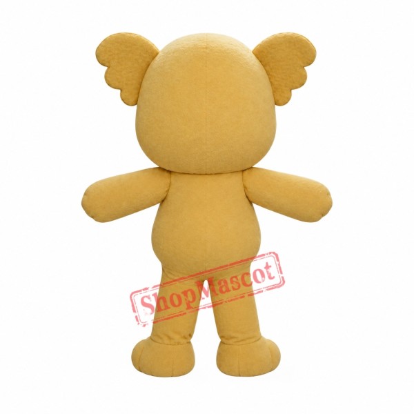 Cute Yellow Koala Mascot Costume