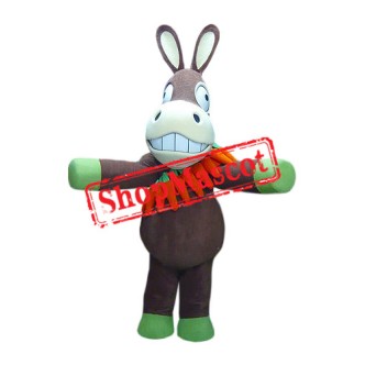 Superb Funny Donkey Mascot Costume