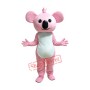 Pink Koala Mascot Costume