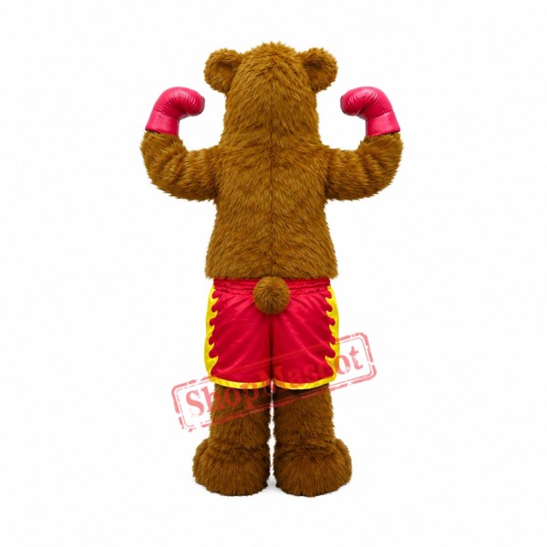 Boxing Bear Mascot Costume Boxing Bear Mascot Costume