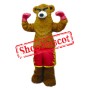 Boxing Bear Mascot Costume