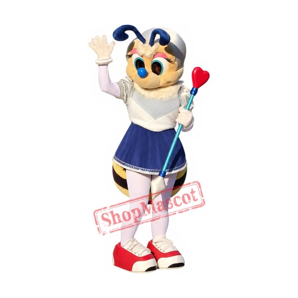Lovely Female Bee Mascot Costume Lovely Female Bee Mascot Costume