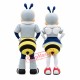 Sport Male Bee & Lovely Female Bee Mascot Costume Sport Male Bee & Lovely Female Bee Mascot Costume