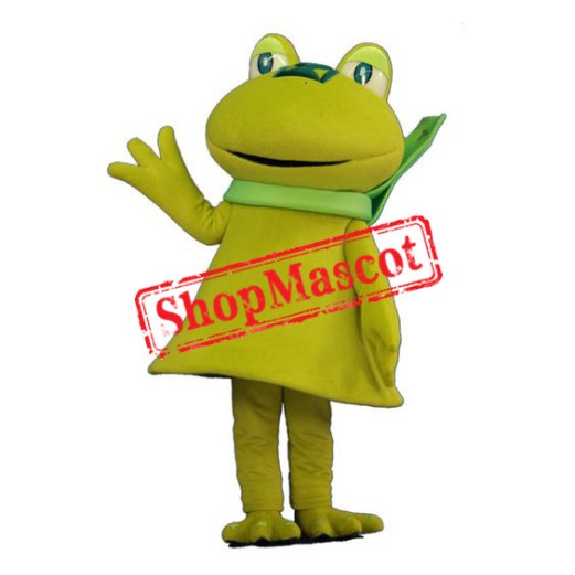 Superb Lightweight Green Frog Mascot Costume