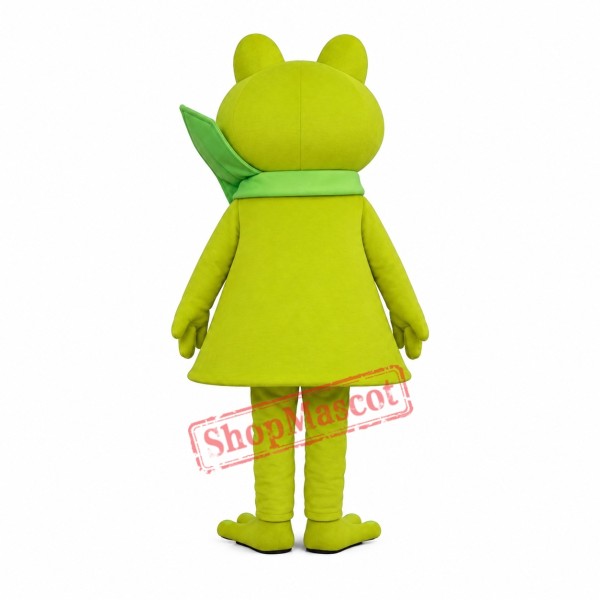 Superb Lightweight Green Frog Mascot Costume Superb Lightweight Green Frog Mascot Costume