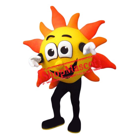 Happy Lightweight Sun Boy Mascot Costume
