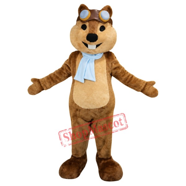 Handsome Squirrel Mascot Costume