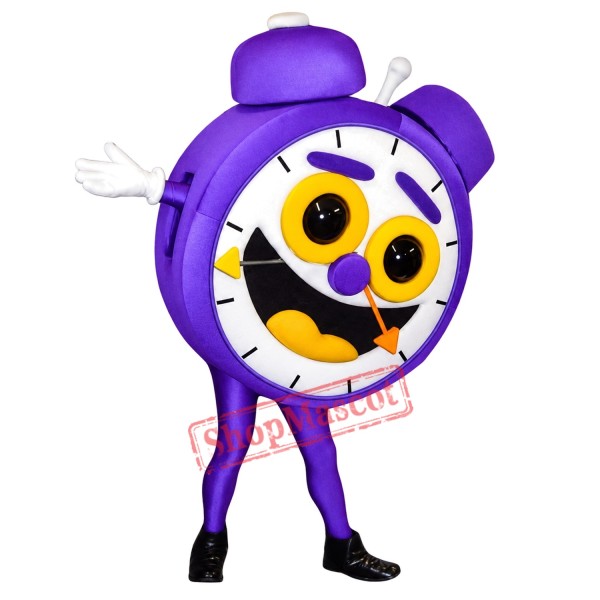 Happy Alarm Clock Mascot Costume Happy Alarm Clock Mascot Costume