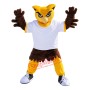 Superb Yellow Owl Mascot Costume