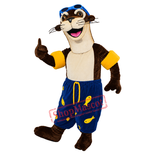 Lovely Lightweight Otter Mascot Costume Lovely Lightweight Otter Mascot Costume