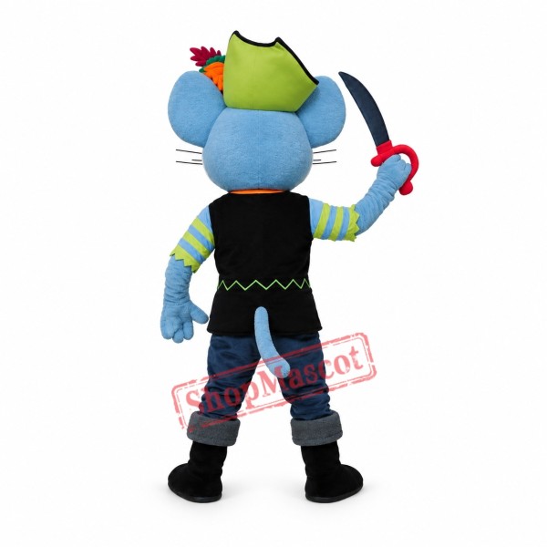 Pirate Mouse Mascot Costume Pirate Mouse Mascot Costume
