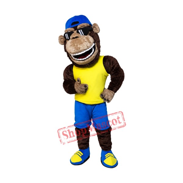 Power Sport Monkey Mascot Costume