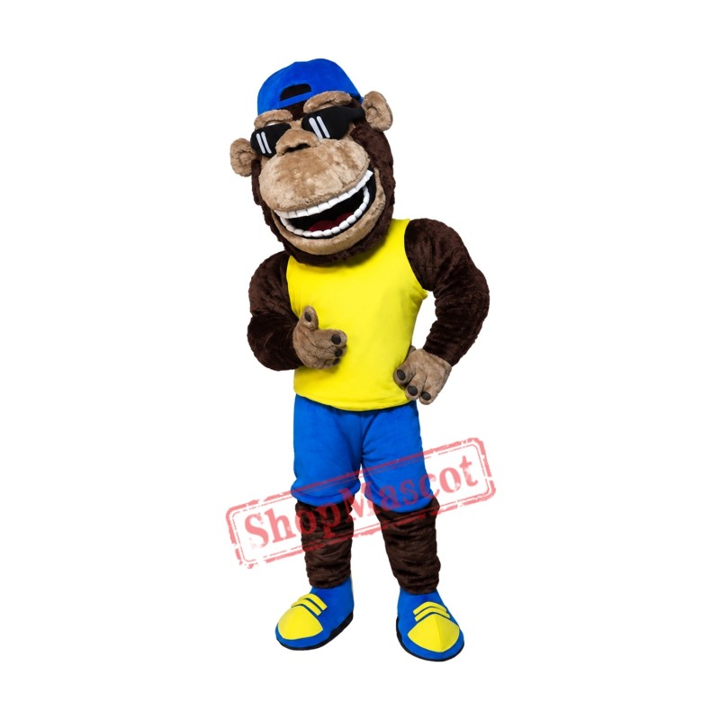 Power Sport Monkey Mascot Costume