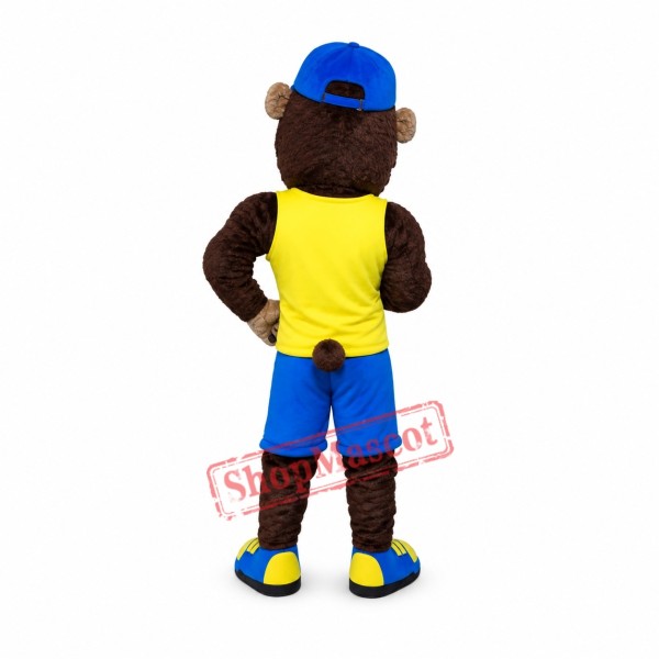 Power Sport Monkey Mascot Costume Power Sport Monkey Mascot Costume