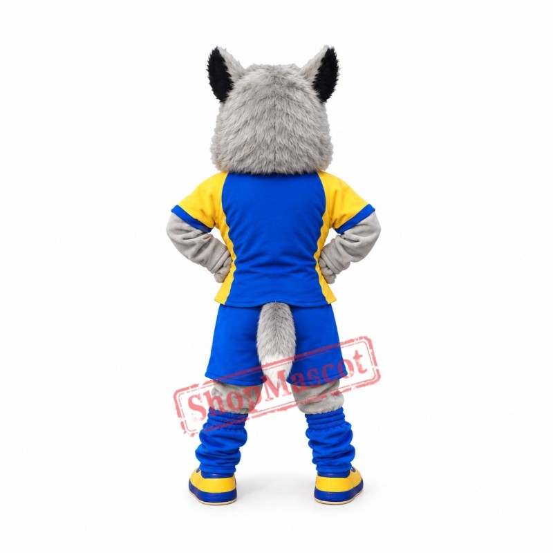 Superb Sport Lightweight Wolf Mascot Costume