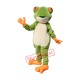 Friendly Realistic Green Frog Mascot Costume Friendly Realistic Green Frog Mascot Costume