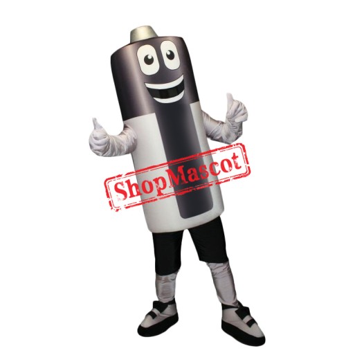 Friendly Ligweight Battery Mascot Costume