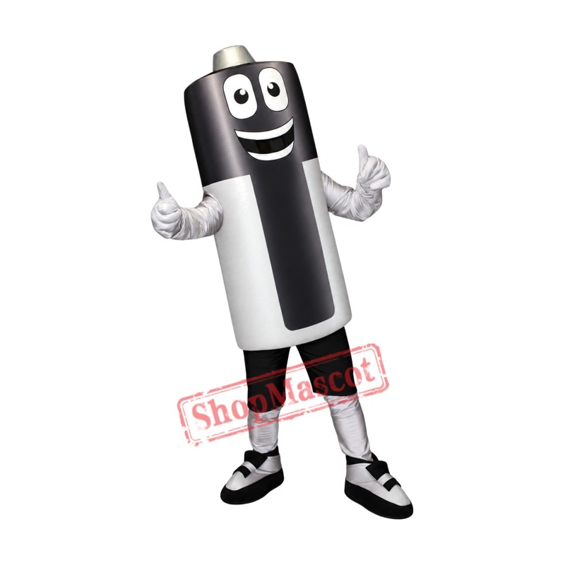 Friendly Ligweight Battery Mascot Costume Friendly Ligweight Battery Mascot Costume