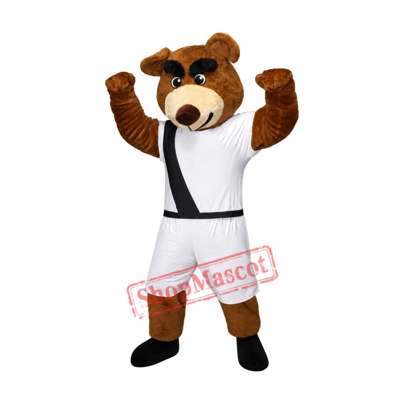 Sport Power Bear Mascot Costume