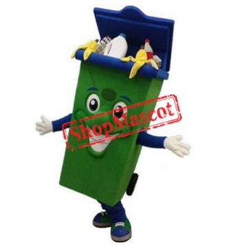 Friendly Trash Can Mascot Costume