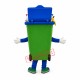Friendly Trash Can Mascot Costume Friendly Trash Can Mascot Costume