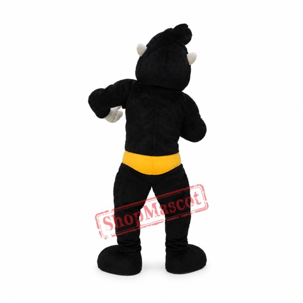Friendly Black Orangutan Mascot Costume Friendly Black Orangutan Mascot Costume
