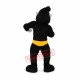 Friendly Black Orangutan Mascot Costume Friendly Black Orangutan Mascot Costume