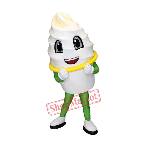 Friendly Ligweight Ice Cream Mascot Costume