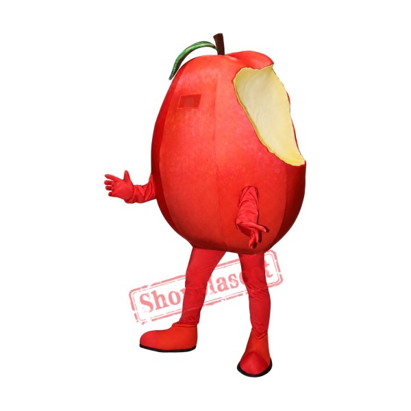 Superb Red Apple Mascot Costume