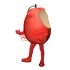 Superb Red Apple Mascot Costume