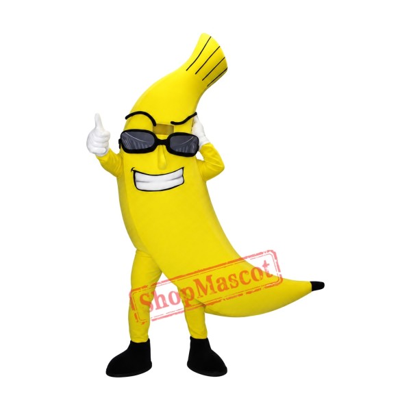 Friendly Ligweight Banana Mascot Costume