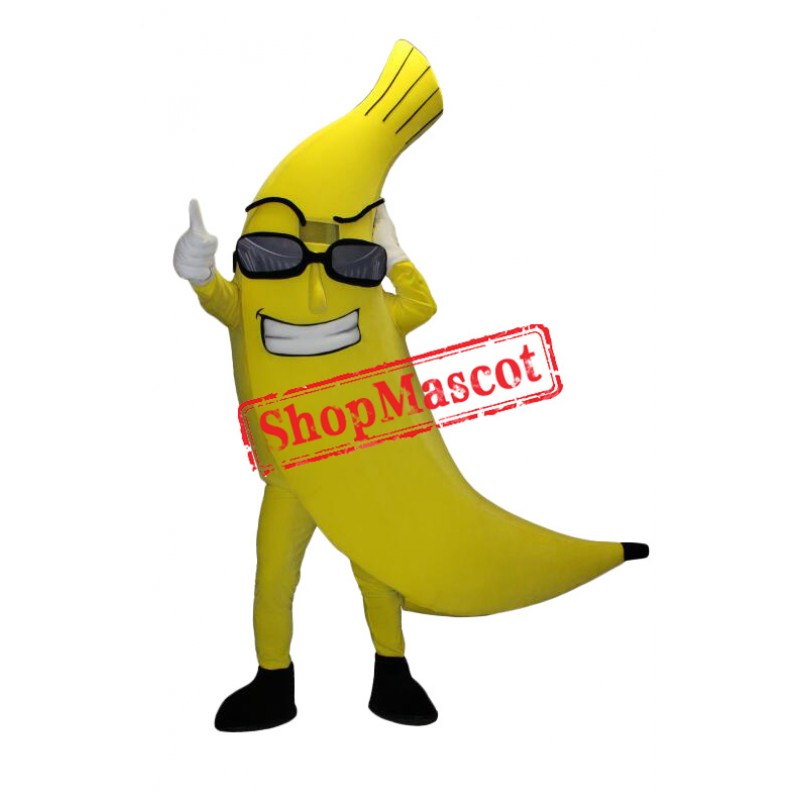 Friendly Ligweight Banana Mascot Costume