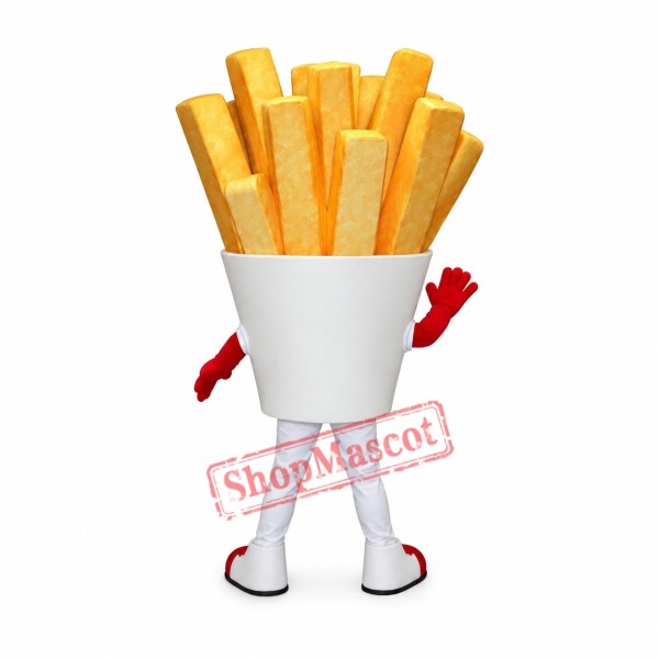 Friendly Ligweight French Fries Mascot Costume Friendly Ligweight French Fries Mascot Costume