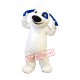 Lovely White & Blue Dog Mascot Costume Lovely White & Blue Dog Mascot Costume
