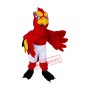 Fierce Red Lightweight Falcon Mascot Costume