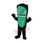 Black & Green Shark Mascot Costume