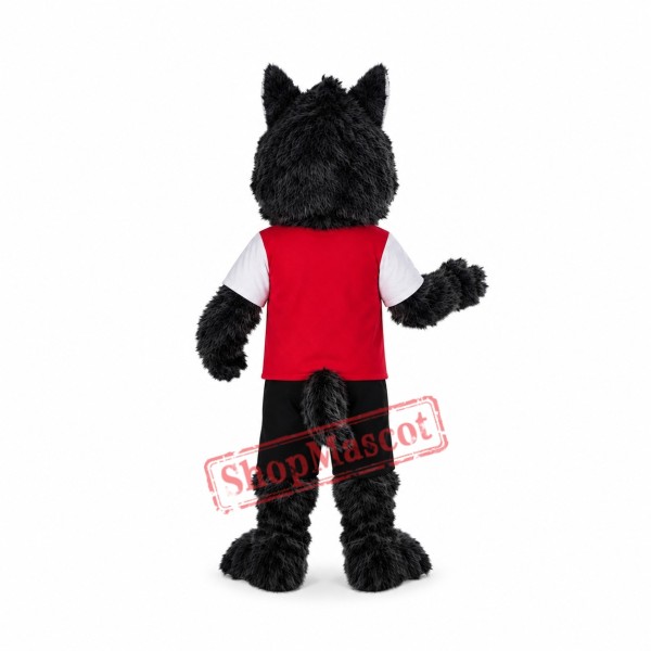 Lovely Realistic Wolf Mascot Costume