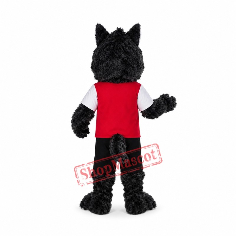 Lovely Realistic Wolf Mascot Costume Lovely Realistic Wolf Mascot Costume
