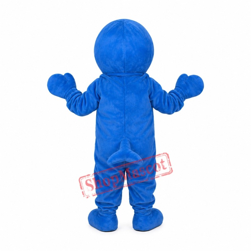 Blue Dolphin Mascot Costume Blue Dolphin Mascot Costume