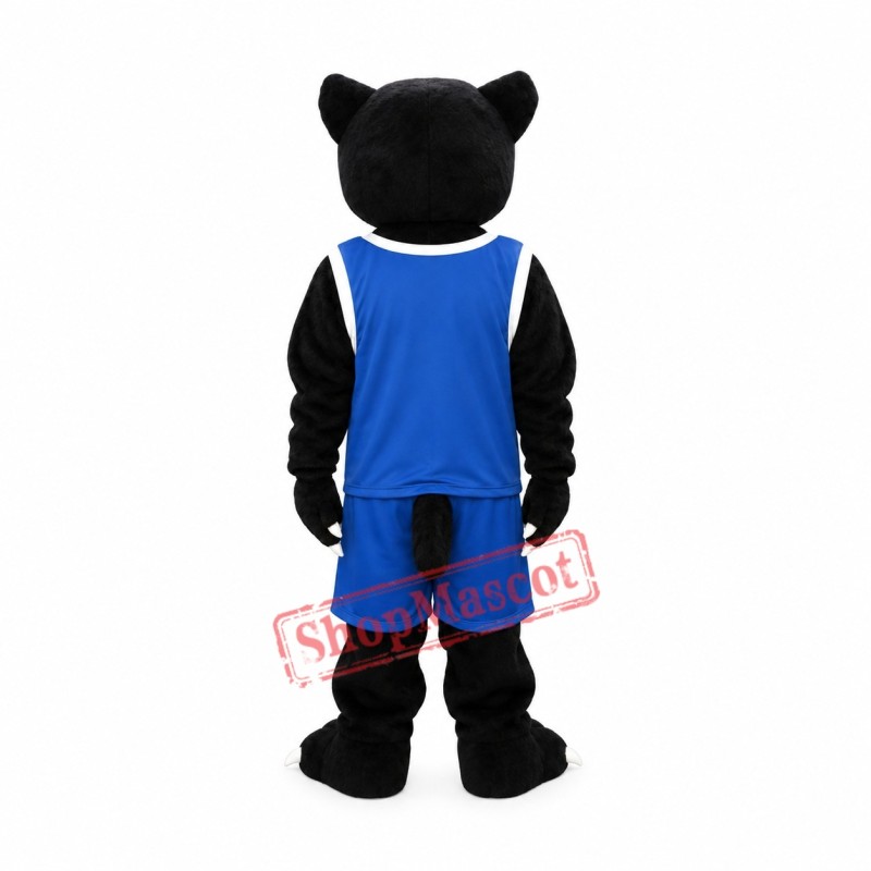 Sport Realistic Black Panther Mascot Costume Sport Realistic Black Panther Mascot Costume