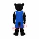 Sport Realistic Black Panther Mascot Costume Sport Realistic Black Panther Mascot Costume