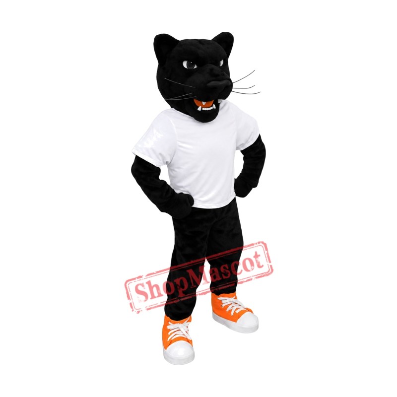 Power Realistic Black Panther Mascot Costume